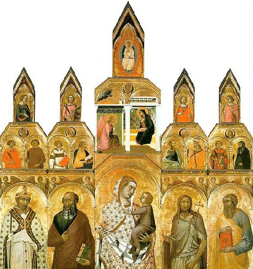 Pietro Lorenzetti The Tarlati polyptych